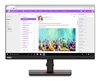 Изображение Lenovo ThinkVision T24i-2L LED display 60.5 cm (23.8") 1920 x 1080 pixels Full HD Black