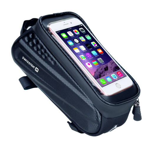 Picture of Swissten Waterproof Bike holder / bag For 5.4 - 6.7 inches Mobile phones Black