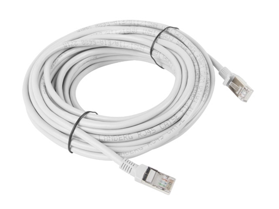 Изображение Lanberg PCF5-10CC-1000-S networking cable Grey 10 m Cat5e F/UTP (FTP)