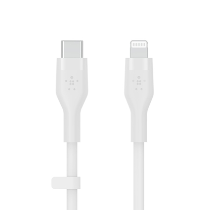 Picture of Belkin Flex Lightning/USB-C 15W 2m, mfi, 15W, white CAA009bt2MWH