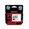 Picture of HP 653 Black Original Ink Advantage Cartridge