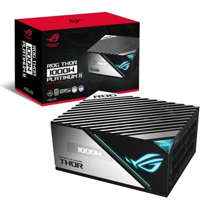 Attēls no ASUS ROG-THOR-1000P2-GAMING power supply unit 1000 W 24-pin ATX ATX Black, Silver