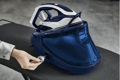 Attēls no Tefal Pro Express Vision GV9812E0 steam ironing station 3000 W 1.1 L Durilium AirGlide Autoclean soleplate Blue, White