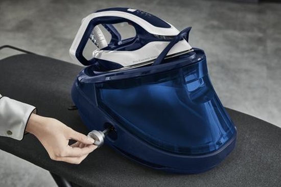 Picture of Tefal Pro Express Vision GV9812E0 steam ironing station 3000 W 1.1 L Durilium AirGlide Autoclean soleplate Blue, White