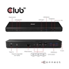 Picture of CLUB3D The CSV-1562 is an USB3.2 Gen1 Type-C Universal Triple 4K30Hz Charging Docking Station and is DisplayLink® Certified. The Universal Charging Dock