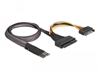 Picture of Delock M.2 Key M to U.2 SFF-8639 NVMe Adapter with 50 cm cable