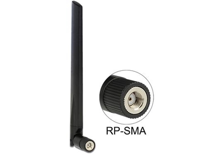 Attēls no Delock WLAN 802.11 acahbgn RP-SMA Antenna 3 ~ 5 dBi Omnidirectional Joint