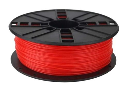 Attēls no 3D Printera izejmateriāls Gembird Filament PLA Fluorescent Red 1.75 mm 1 kg