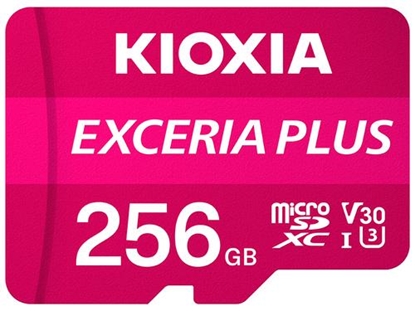 Изображение Karta Kioxia Exceria Plus MicroSDXC 256 GB Class 10 UHS-I/U3 A1 V30 (LMPL1M256GG2)