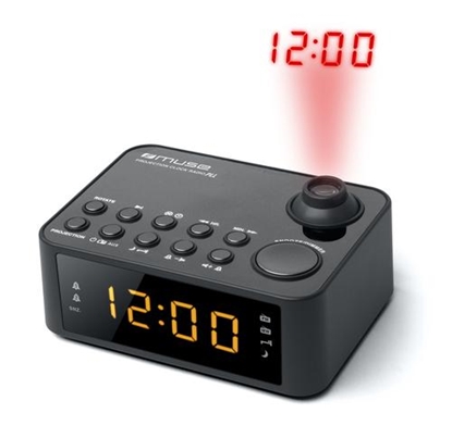 Attēls no Muse | Clock radio | M-178P | Black