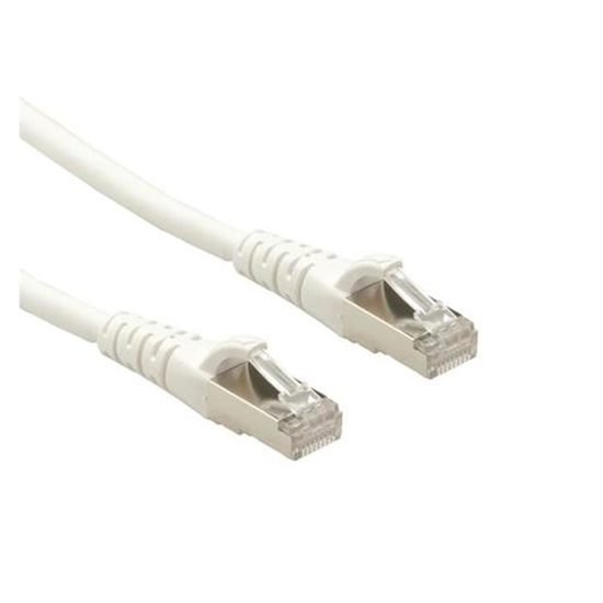 Picture of ROLINE S/FTP Patch Cord Cat.6A, Component Level, LSOH, white, 7.5 m