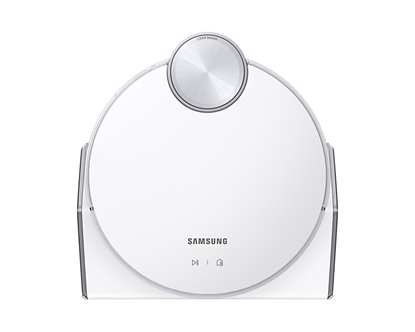 Picture of Samsung Jet Bot AI+ robot vacuum 0.2 L Bagless Silver, White