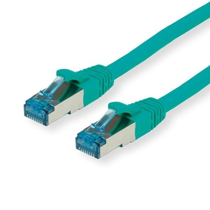 Attēls no VALUE S/FTP Patch Cord Cat.6A, green, 15.0 m