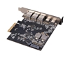 Picture of Kontroler Akasa PCIe 2.0 x4 - 3x USB 3.2 Gen 2 + 2x USB-C 3.2 Gen 2 (AK-PCCU3-09)