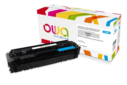 Picture of Toner Armor Toner OWA Armor do HP Color Laserjet Pro M252, M274, M277 MFP,CF401A,1400 str.,niebieska/cyan (CF401A)