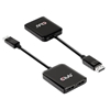 Picture of CLUB3D Multistream Transport (MST) Hub DisplayPort™1.4 to DisplayPort™1.4 Dual Monitor 4K60Hz M/F