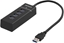 Attēls no Deltaco UH-475 interface hub USB 3.2 Gen 1 (3.1 Gen 1) Type-A 5000 Mbit/s Black