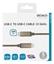 Picture of Deltaco USBC-1421M USB cable 0.5 m USB 3.2 Gen 2 (3.1 Gen 2) Gold