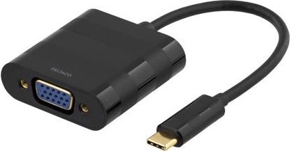 Attēls no Adapter USB Deltaco DELTACO USBC-VGA - ekstern videoadapte