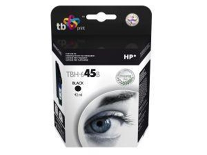 Attēls no Ink TBH-645B (HP No. 45 - 51645AE) Black remanufactured