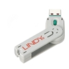 Изображение Lindy USB Type A Port Blocker Key, green