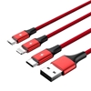 Изображение UNITEK C4049RD USB cable 1.2 m USB A USB C/Micro-USB B/Lightning Red