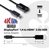 Picture of CLUB3D DisplayPort 1.4 to HDMI 2.0b HDR Active Adapter