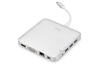 Picture of DIGITUS Dockingstation USB3.1/C 11xBu Universal Alu silber