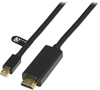 Picture of Deltaco DP-HDMI304 video cable adapter 3 m Mini DisplayPort HDMI Black