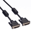 Attēls no ROLINE Monitor Cable, DVI M - DVI M, (24+1) dual link 7.5 m