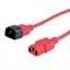 Picture of ROLINE Monitor Power Cable, IEC 320 C14 - C13, red, 0.8 m