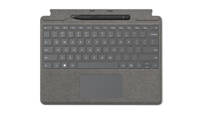 Изображение Microsoft Surface Typecover Alcantara with pen storage/ With pen Platinum Pro 8 & X & 9