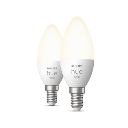 Изображение Philips Hue White Candle - E14 smart bulb - (2-pack)