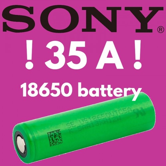 Picture of 18650 VTC5A litija akumulators VTC5*A* 35A 3.7V Sony Murata 2600 mAh iepakojumā 1 gb.