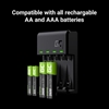 Изображение Bateriju lādētājs Green Cell VitalCharger and NiMH Batteries 2x AA 2000mAh 2x AAA 800mAh