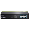 Изображение Trendnet TPE-T80H network switch Unmanaged Fast Ethernet (10/100) Power over Ethernet (PoE) Black