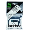 Изображение Brother Labelling Tape - 12mm, Black/White, Blister label-making tape m