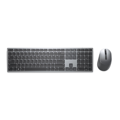 Attēls no DELL KM7321W keyboard Mouse included RF Wireless + Bluetooth QWERTY Nordic Grey, Titanium