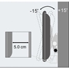 Изображение Uchwyt ścienny LCD/LED 23-55cali 60kg czarny