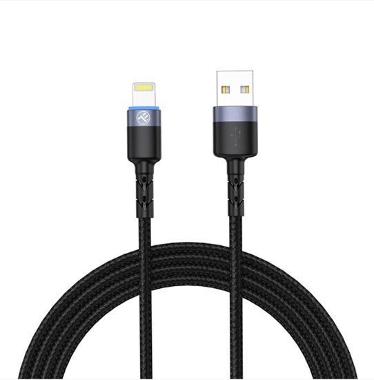 Picture of Tellur Data Cable USB to Lightning with LED Light 2m Black