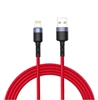 Picture of Tellur Data Cable USB to Lightning with LED Light 3A 1.2m Red