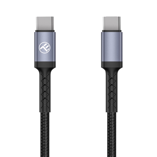 Picture of Tellur Type-C to Type-C cable 3A PD60W 2m nylon black