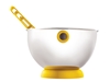 Picture of ViceVersa Kogel Mogel Bowl + Whisk Set yellow 16221