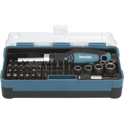 Picture of Makita B-36170 Ratchet + Bit Set 47pcs