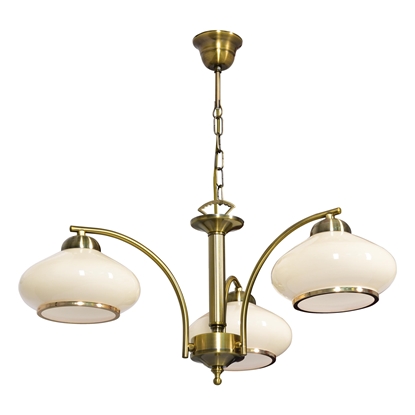 Attēls no Activejet Classic ceiling chandelier pendant lamp RITA Patina triple 3xE27 for living room