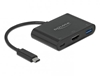 Picture of Delock USB Type-C™ Adapter to HDMI 4K 30 Hz with USB Type-A and USB Type-C™ PD