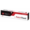 Picture of Patch panel 1U STP 24xR J45 Cat.6, czarny z tacką