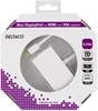 Picture of Deltaco DP-HDMIVGA1-K video cable adapter 0.25 m Mini DisplayPort HDMI + VGA (D-Sub) White