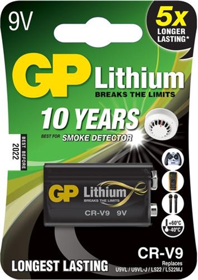 Picture of GP Batteries Lithium CR-V9 Single-use battery 9V