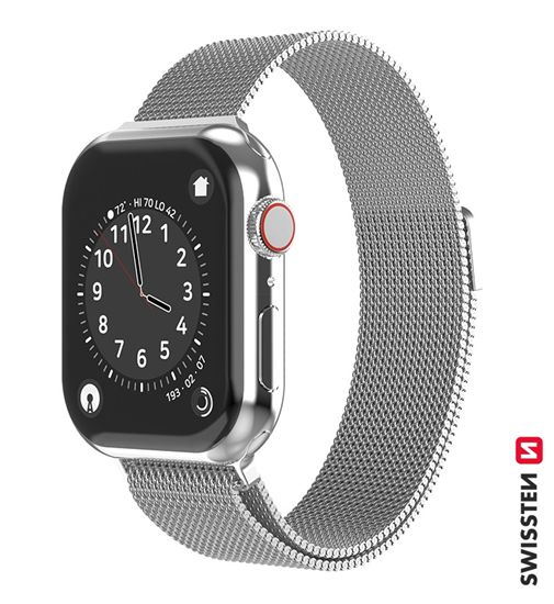 Изображение Swissten Metal Strap for Apple Watch 1/2/3/4/5/6/SE / 38 mm / 40 mm